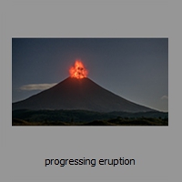 progressing eruption